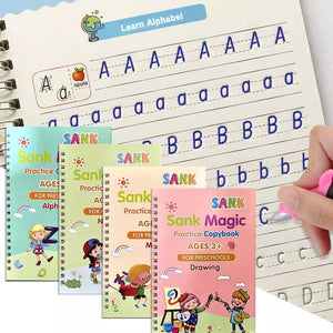 Magic Book Buy 1 set & Get 1 set FREE!!! + FREE Learning 2000+ pages downloadable PDF worksheet for kids