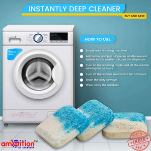 King O Clean™ - Washing Machine Deep Cleaning Tablets 6 Month Pack (Buy 12 Get 12 FREE)
