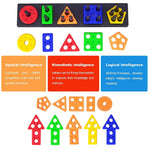 Colour Shaped Puzzle Block for Kids Learning - Educational Toy