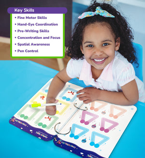 Mumma Mall - Reusable Tracing Book With 64 Pages + FREE Learning 2000+ pages PDF worksheet for kids📚