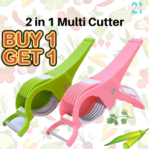 ✨2 in 1 Vegetable Cutter With Peeler (Buy 1 Get 1 Free)🔥