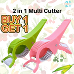 ✨2 in 1 Vegetable Cutter With Peeler (Buy 1 Get 1 Free)🔥