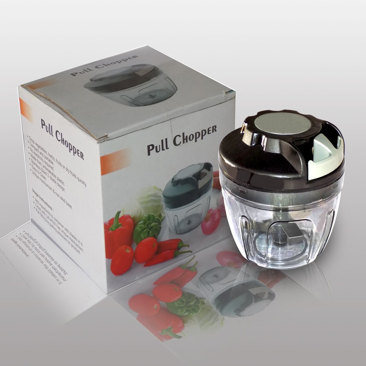 ambitionofcreativity in manual food chopper for vegetable fruits nuts onions chopper blender mixer food processor