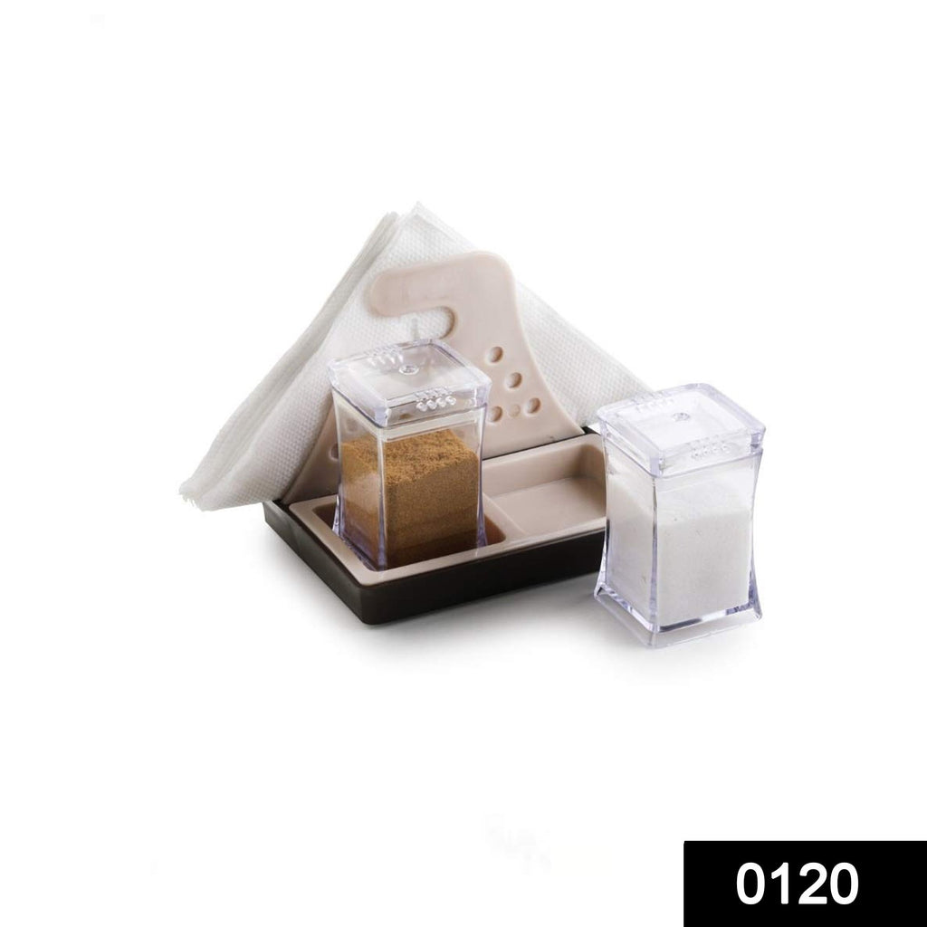 120 alt and pepper set with tissue holder kitchen dining table