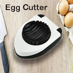 2129 oval shape plastic multi purpose egg cutter slicer with stainless steel wires