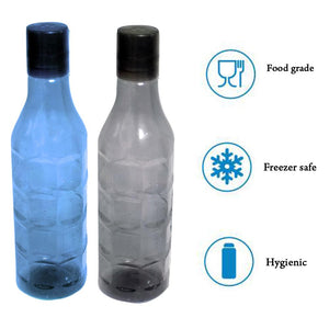 2312 unbreakable leak proof plastic diamond round water bottle 1100ml