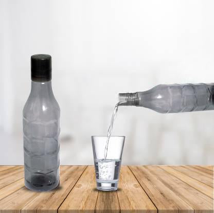 2312 unbreakable leak proof plastic diamond round water bottle 1100ml