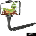 0303 mobile phone holder multi functional cute worm lazy phone bracket