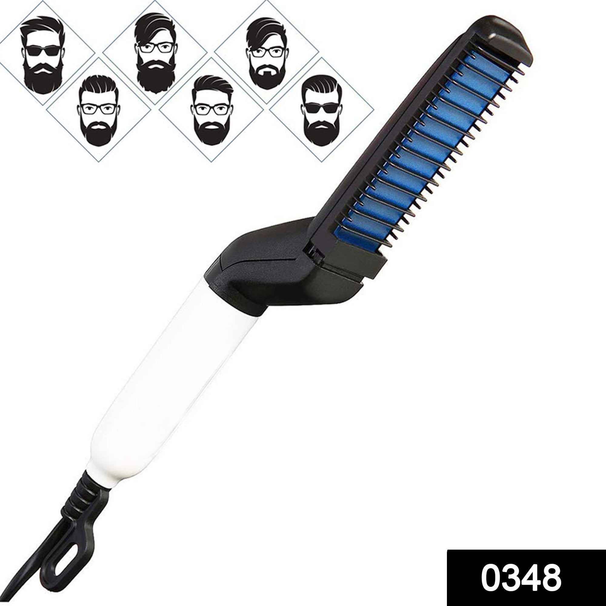 ambitionofcreativity in personal care mens beard and hair curling straightener modelling comb
