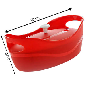 2253 multipurpose vegetables and fruit plastic storage bowl with cap