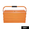 0501 metal 5 compartment tool box