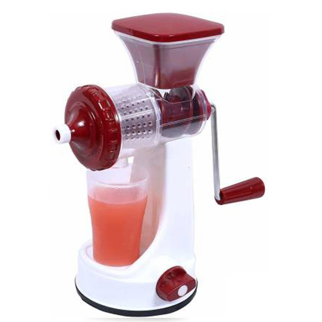 0168 manual fruit vegetable juicer with juice cup and waste collector