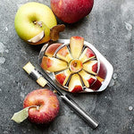 2140 stainless steel apple cutter slicer with 8 blades and handle