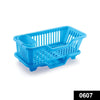 plastic kitchen sink dish drainer drying rack washing holder basket random colour