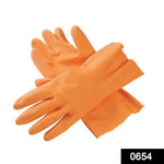 654 cut gloves orange