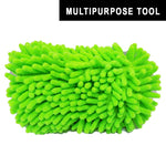0669 microfiber cleaning glove for multi purpose use small