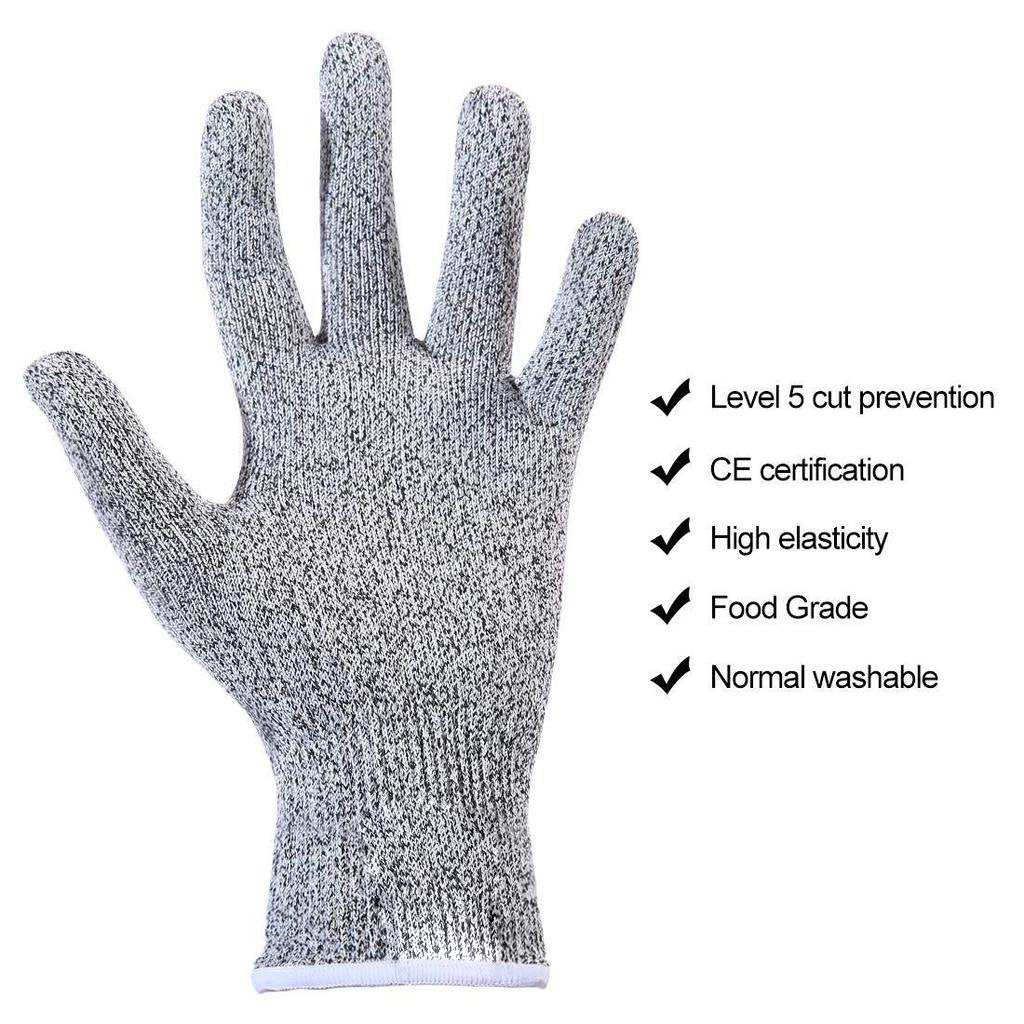 0677 anti cutting resistant hand safety cut proof protection gloves multicolour