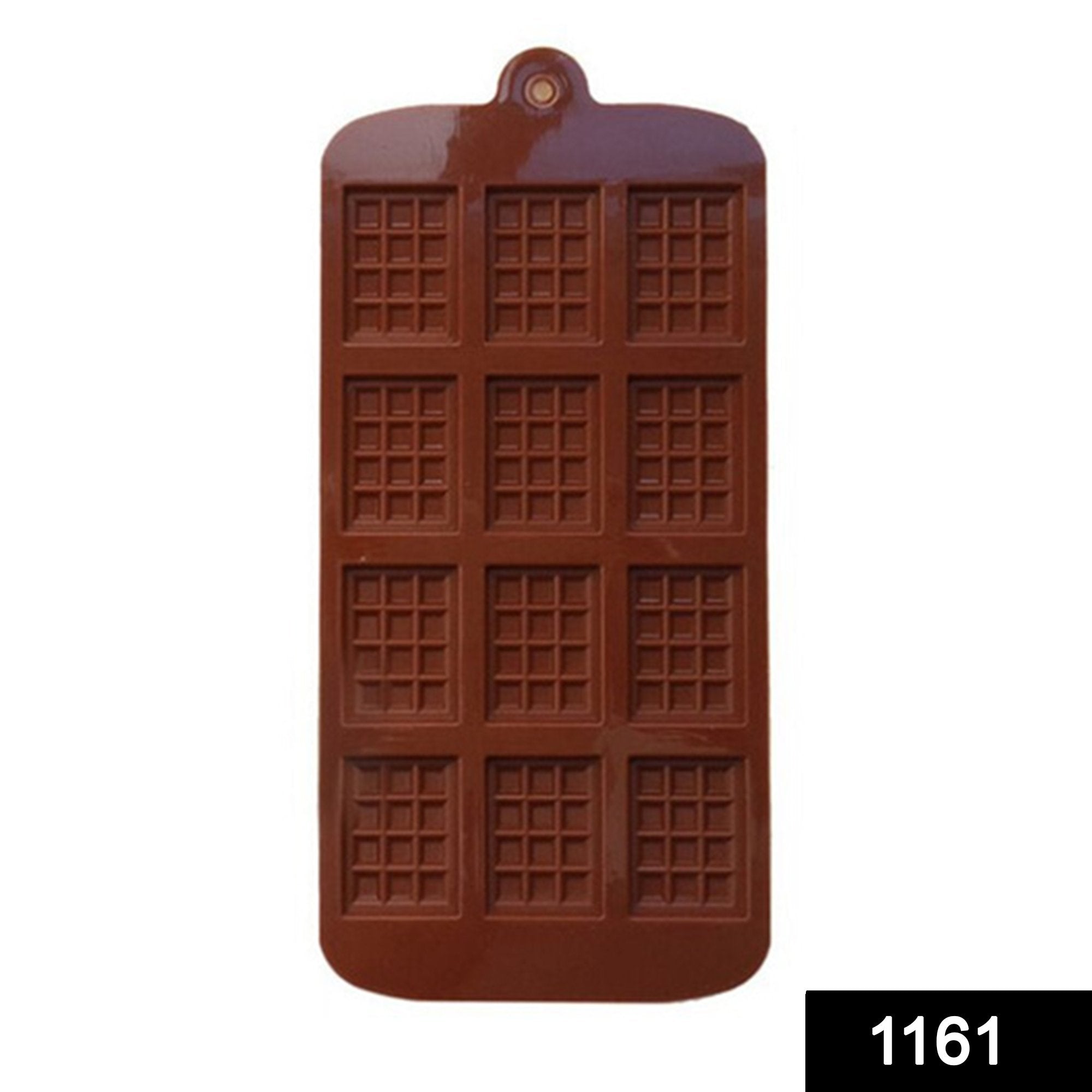1161 silicone mini choco bar mould 12 cavity