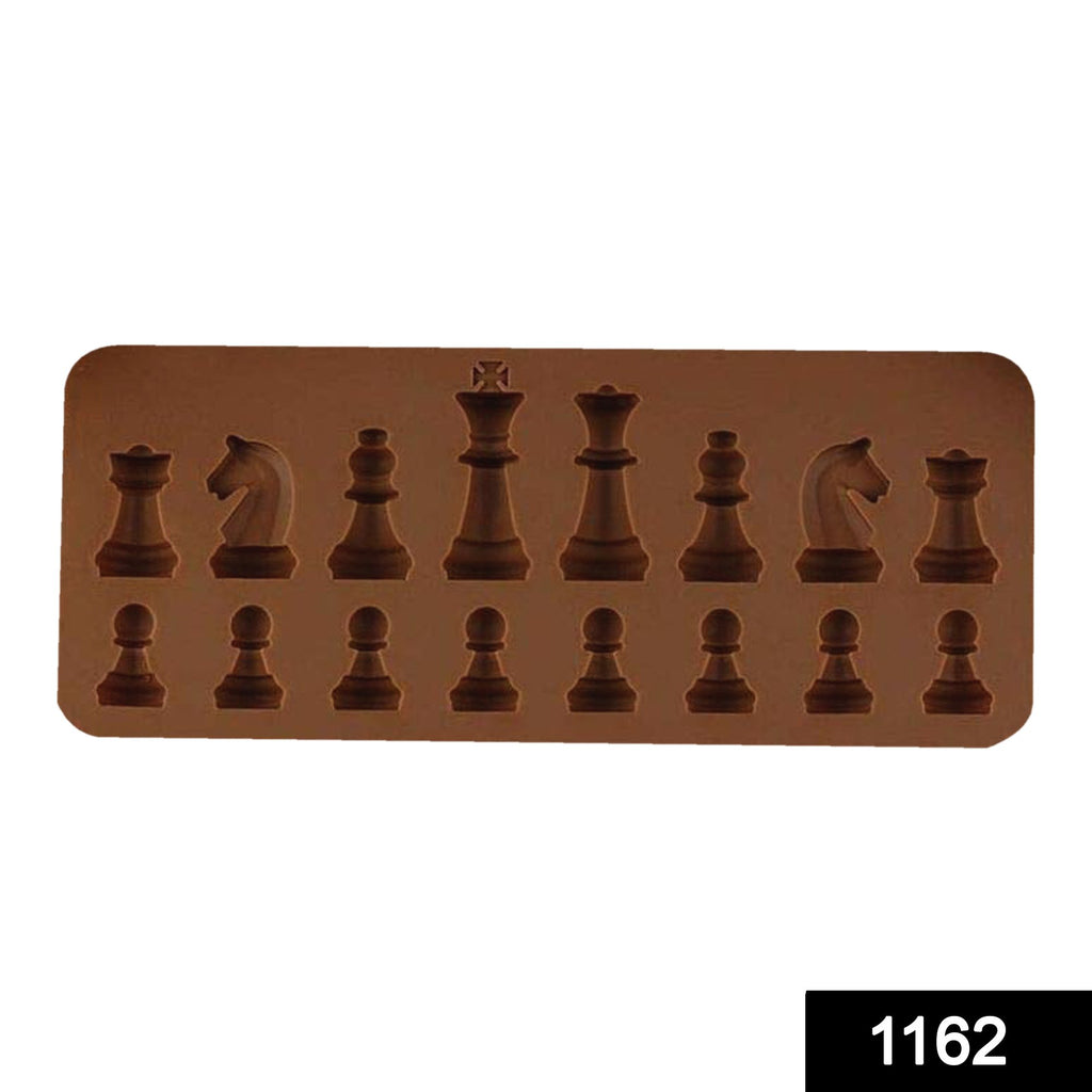 1162 silicone chocolate chess shaped mould 14 cavity