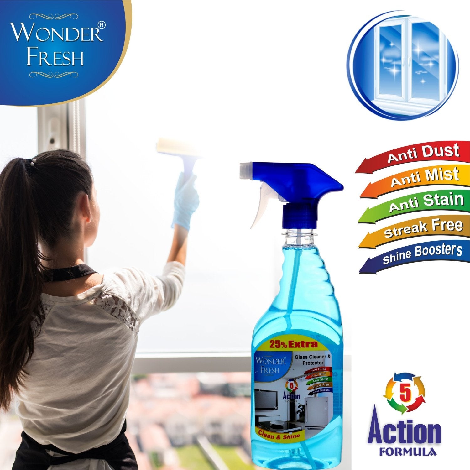 1329 glass cleaner and protector spray 500 ml