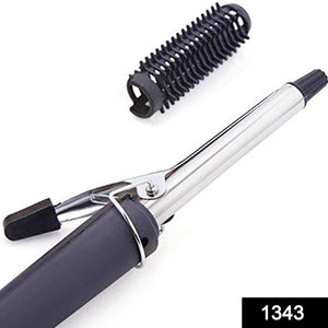 1343 hair curling iron rod for women black