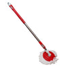 0842 home cleaning stainless steel 360 degree rotating pole microfiber mop rod stick