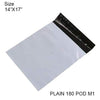 0908 Tamper Proof Courier Bags(14X17 PLAIN 180 POD M1) - 100 pcs