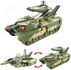 2 IN 1 TANK TO AIRCRAFT AUTOMATICALLY TRANSFORM TOY