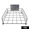 1582 stainless steel wall mount set top box stand