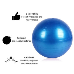 1592 anti burst exercise heavy duty gym ball multicolour