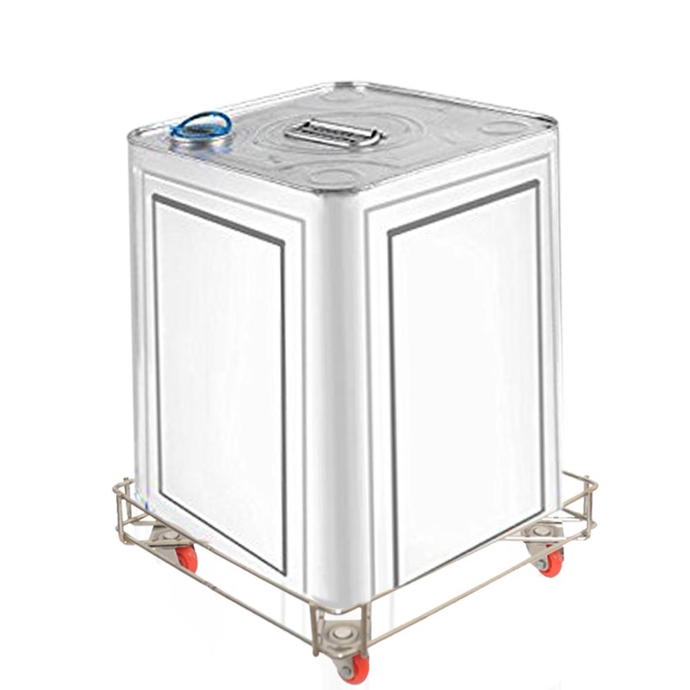5853 high grade stainless steel oil container multi purpose trolley