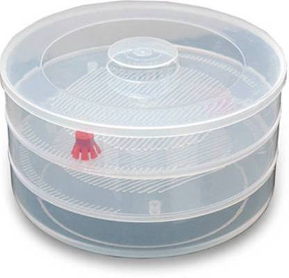 ambitionofcreativity in plastic 3 compartment sprout maker white