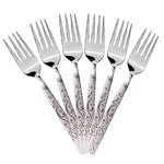 7005 self design stainless steel fork set 6 pcs