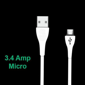 308 super fast charging 3 4 amp micro usb data and charging cable