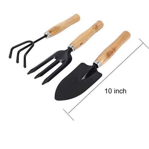 ambitionofcreativity in gardening tools kit hand cultivator small trowel garden fork set of 3