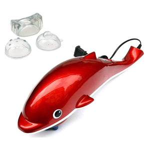 natation personal care 3 in 1 dolphin handheld massager with vibration magnetic far infrared therapy to aid in pain relief