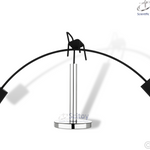 Stainless steel Balancing and rotating chair Table Top for Meditation, Entertainment, Office - Home decorations and Gift.