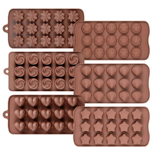 742_silicon chocolate molds candy making silicone molds mini baking molds random design