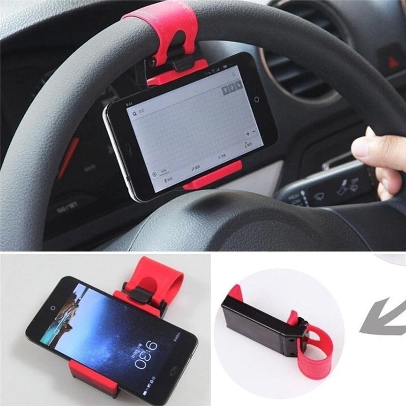universal car phone holder steering wheel clip mount holder for phone mp4 gps