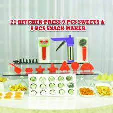 2045 Kitchen Combo - Kitchen Press and 9 Pcs Sweets & Snack Maker - Ambitionofcreativity.in - Kitchen - Ambitionofcreativity.in