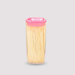 1095 simple wooden toothpicks with dispenser box