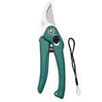 stainless steel gardening tool set with garden scissors pruning seeds flower cutter and grass cutter 18cm multicolour