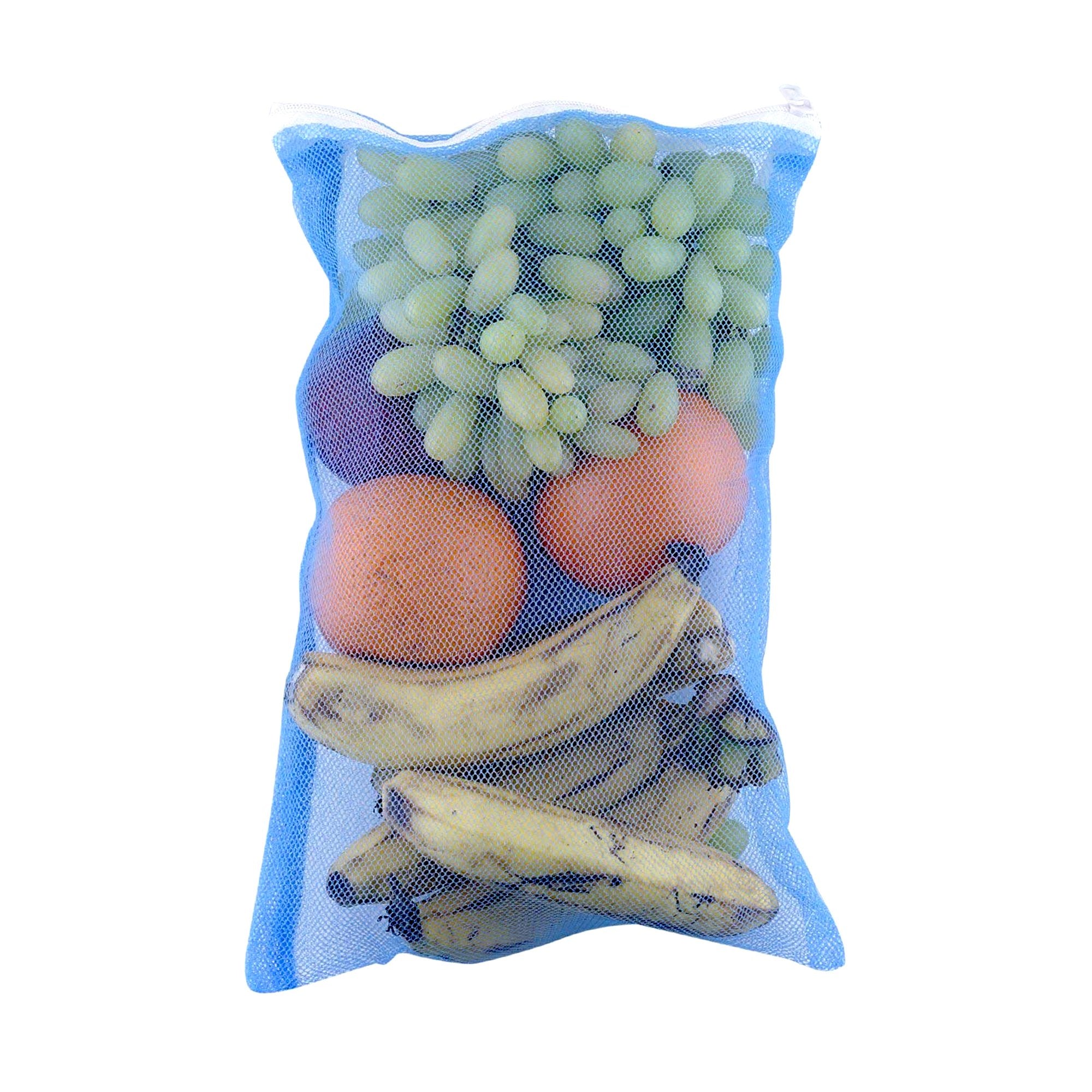 2279 fridge bags for fruits and vegetables with zip net multicolour