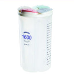 0788 3 in 1 transparent air tight storage dispenser container