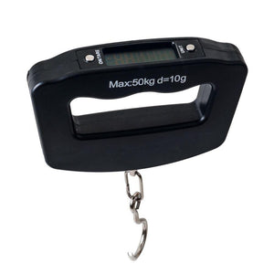50 kg black digital electronics portable luggage scale with lcd backlight