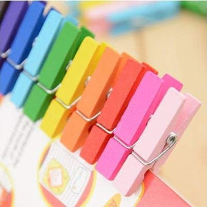 1346 wooden clips for photo hanging home decoration pin clips