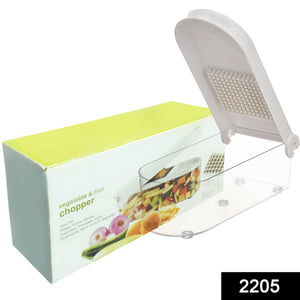 2205 multipurpose vegetable fruit chopper cutter with cleaning tool