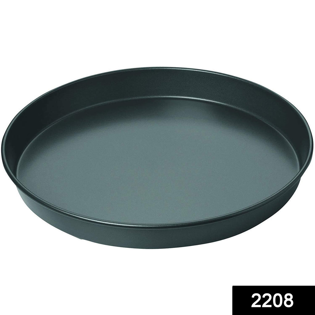 2208 steel non stick round plate cake pizza tray baking mould