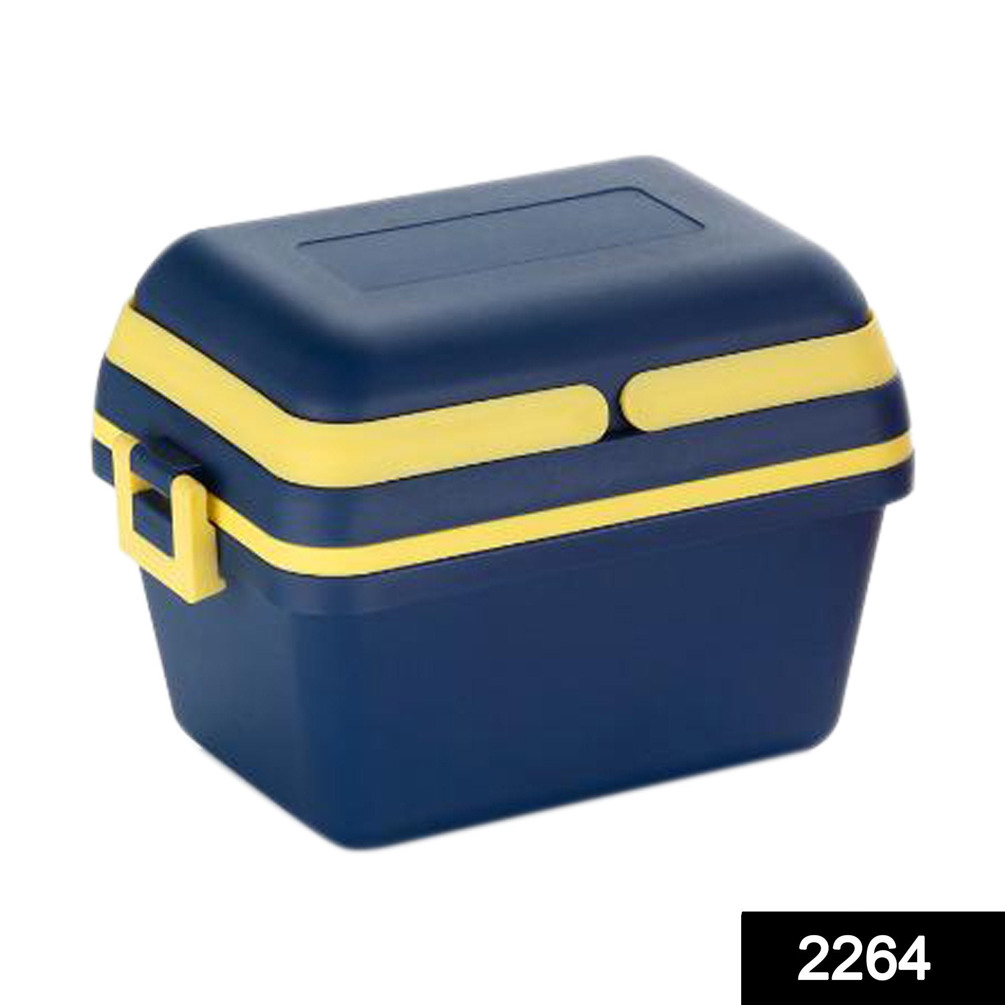 2264 compartment box with handle push lock