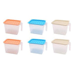 2298 reusable clear square container for sugar salt dried fruits more